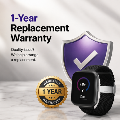 Fitzap3 one year replacement warranty