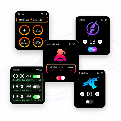 Fitzap5 Electric Shock Alarm Watch for Heavy Sleepers